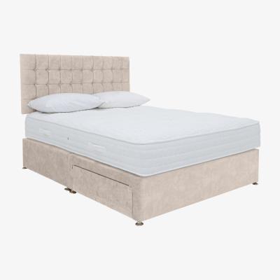 Furniture Village Sleep Story - Ergo 1000 Divan Set with 2 Drawers - Double - Lace Ivory