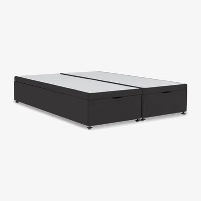 Furniture Village Platform Top Manual End Lift Ottoman Divan Base - Double - Seven Anthracite