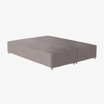 Furniture Village Vispring - Viceroy Divan Base - Double - Faux Suede Dove