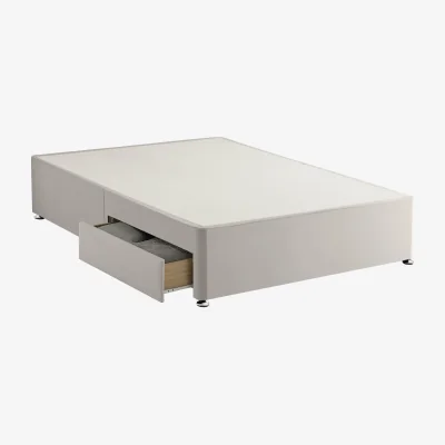 Furniture Village Silentnight - Divan Base - King Size - Luxury Dove