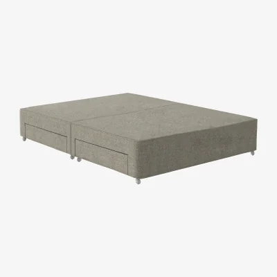 Furniture Village Vispring - Prestige Divan Base - Super King - Boucle Flint