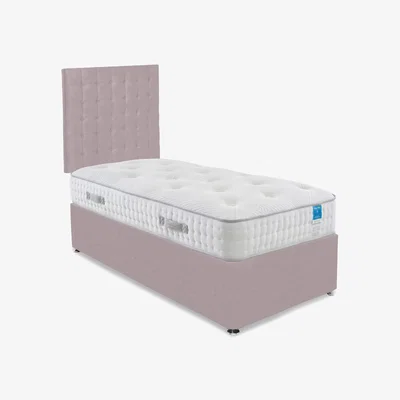 Furniture Village Sleep Story - Ergo Deluxe Divan Set - Single - Plush Lilac