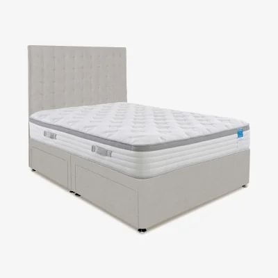 Furniture Village Sleep Story - Hybrid 360 Divan Set With 4 Drawer Storage - Double