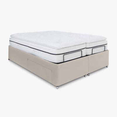 Furniture Village E-Motion Dual Adjustable Divan Base with Massage Function - Super King - Sage