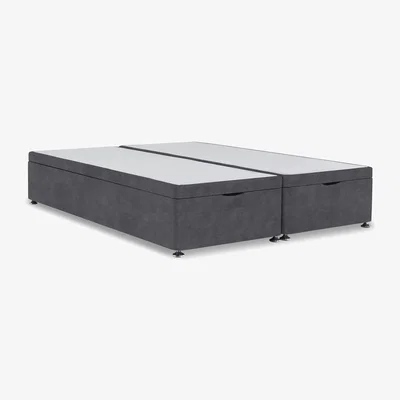 Furniture Village Platform Top Manual End Lift Ottoman Divan Base - Small Double - Aston Steel