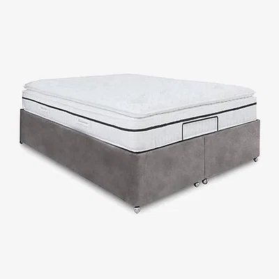 Furniture Village E-Motion Adjustable Ottoman Divan Base - King Size - Dapple Sterling