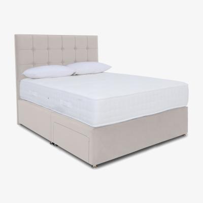 Furniture Village Sleep Story - Ortho 2000 Divan Set - Super King - Plush Argent