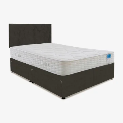 Furniture Village Sleep Story - Memory Plus Divan Set With 4 Drawer Storage - Super King