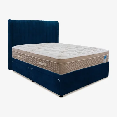 Furniture Village Sleep Story - PlushTech Divan Set With 4 Drawer Storage - Double