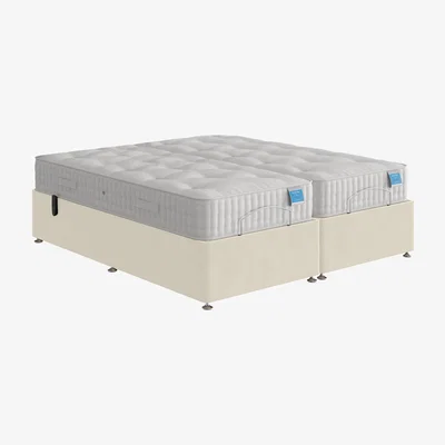 Furniture Village Sleep Story - Adjustable Divan Base - Super King - Plush Ecru
