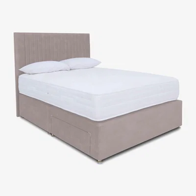 Furniture Village Sleep Story - Pocket Luxury Divan Set - Small Double - Plush Lilac