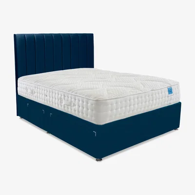 Furniture Village Sleep Story - Luxury Firm Divan Set - Double - Plush Pacific