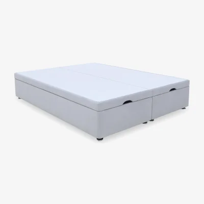 Furniture Village Artisan Premium Platform Top Manual End Lift Ottoman Divan Base - Double - Seven Lilac