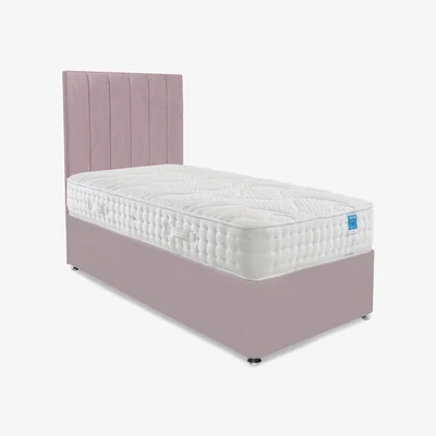 Furniture Village Sleep Story - Luxury Firm Divan Set - Single - Plush Lilac