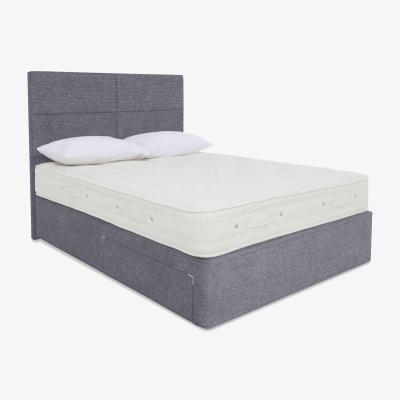 Furniture Village Hypnos - Luxury Firm 2 Divan Set with Continental Drawers - Double - Maestro Granite