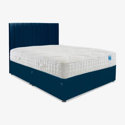 Furniture Village Sleep Story - Luxury Firm Divan Set With 2 Drawer Storage - Super King - Plush Pacific