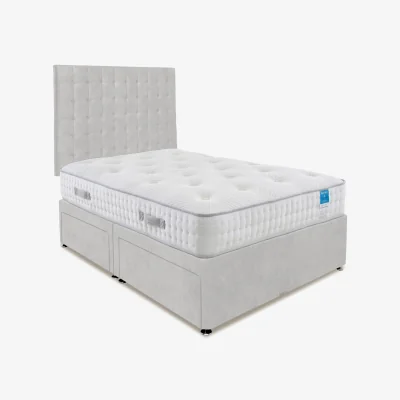 Furniture Village Sleep Story - Ergo Deluxe Divan Set With 4 Drawer Storage - Small Double