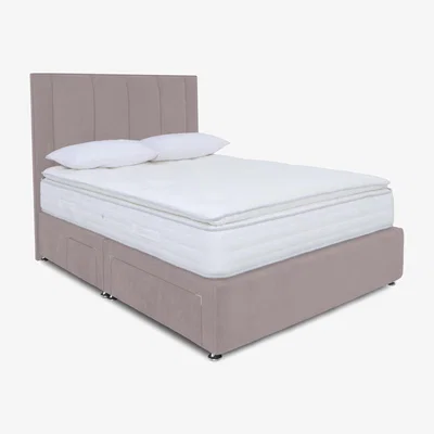 Furniture Village Sleep Story - Pocket Pillowtop Divan Set - Single - Plush Lilac