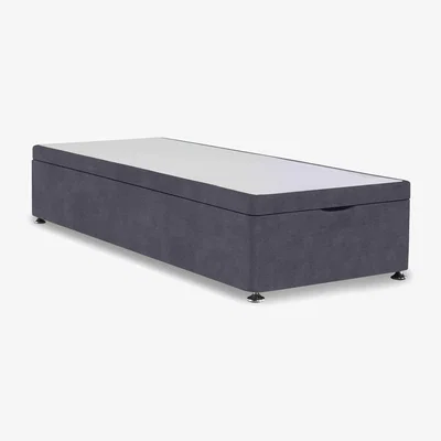 Furniture Village Platform Top Manual End Lift Ottoman Divan Base - Single - Aston Steel