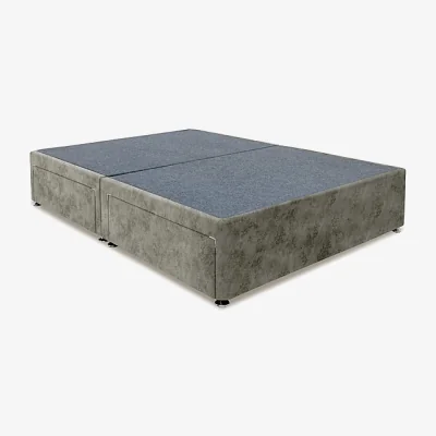 Furniture Village Artisan Premium Platform Top Divan Base - King Size - Dapple Oyster