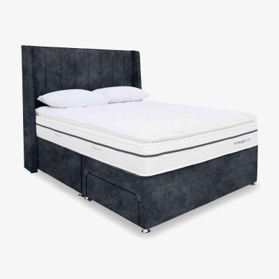Furniture Village Sleepeezee - Memory Sense 2800 Divan Set - Small Double - Daytona Ocean