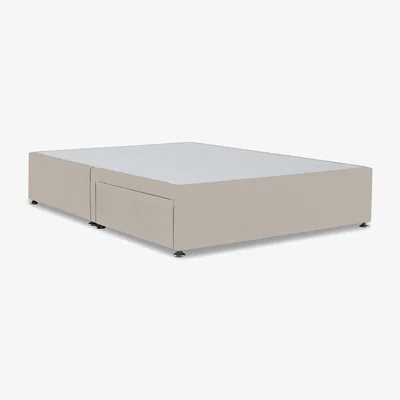 Furniture Village Platform Top Divan Base - Double - Seven Ivory