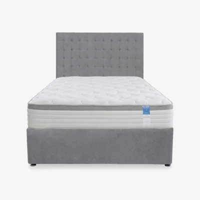 Furniture Village Sleep Story - Ergo Deluxe Divan Set - Double - Plush Lilac