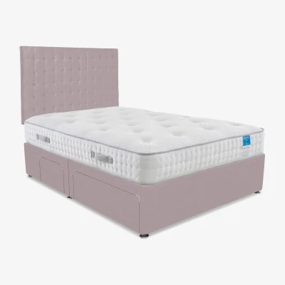 Furniture Village Sleep Story - Ergo Deluxe Divan Set - King Size - Plush Lilac