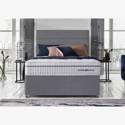 Furniture Village Sleepeezee - Memory Sense Ortho Divan Set - Small Double - Dark Grey