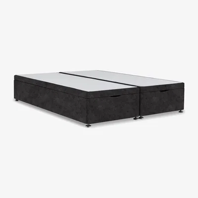 Furniture Village Platform Top Manual End Lift Ottoman Divan Base - Super King - Daytona Coal