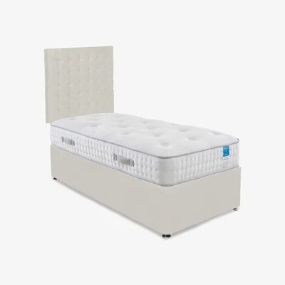 Furniture Village Sleep Story - Ergo Deluxe Divan Set - Single - Plush Ecru