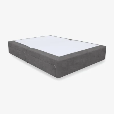 Furniture Village Artisan Platinum Pocket Sprung Divan Base - King Size - Lace Domino