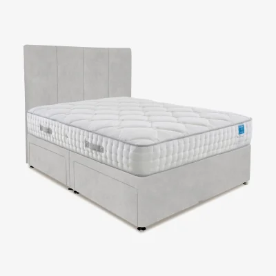 Furniture Village Sleep Story - Memory Luxe Divan Set With 4 Drawer Storage - Double