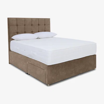 Furniture Village Sleep Story - Ortho 2000 Divan Set - Super King - Lace Caramel