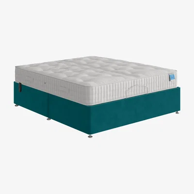 Furniture Village Sleep Story - Adjustable Divan Base - Small Double - Plush Atlantic