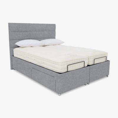 Furniture Village E-Motion Natsu Dual Adjustable Divan Base With 4 Drawers with Headboard - Super King
