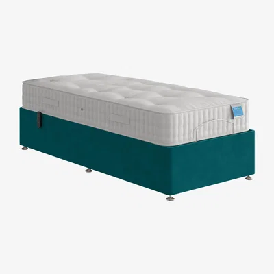 Furniture Village Sleep Story - Adjustable Divan Base - Single - Plush Atlantic