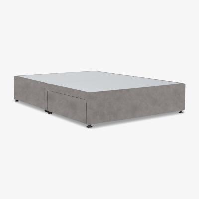 Furniture Village Platform Top Divan Base - Double - Dapple Oyster