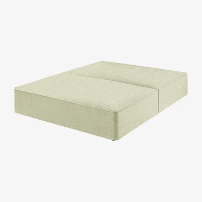 Feather & Black Harrison Spinks Classic Divan Base, Single - Rustika Marble, No Drawers
