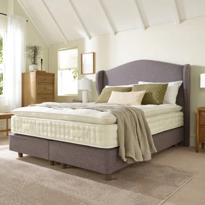 Feather & Black Harrison Spinks Premium Shallow Divan Base, Single - Hemp Arable