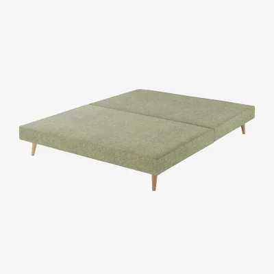 Feather & Black Harrison Spinks Premium Slim Divan Base, Double - Diamond Onyx