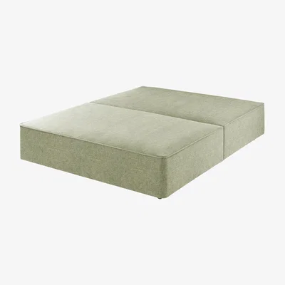 Feather & Black Harrison Spinks Premium Divan Base, Super King - Diamond Onyx, No Drawers