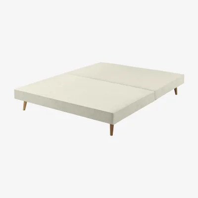 Feather & Black Harrison Spinks Classic Slim Divan Base, King - Mole Pebble