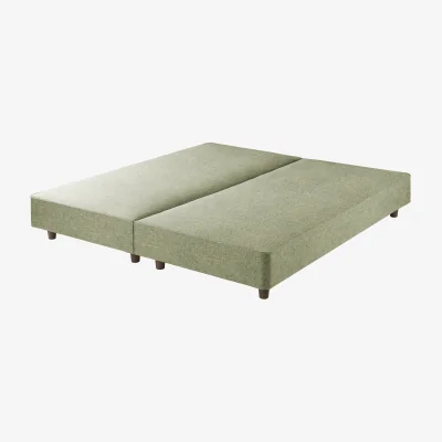 Feather & Black Harrison Spinks Premium Shallow Divan Base, Small Double - Diamond Onyx