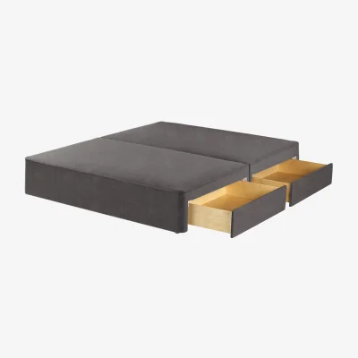Feather & Black Harrison Spinks Premium Divan Base, Emperor - Hemp Arable, 4 Drawers