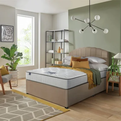 Habitat Silentnight Middleton Single Divan Bed - Mink