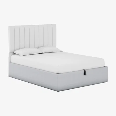Heal's Heal's Lift Storage Divan King Loop Twill Midnight Natural Feet