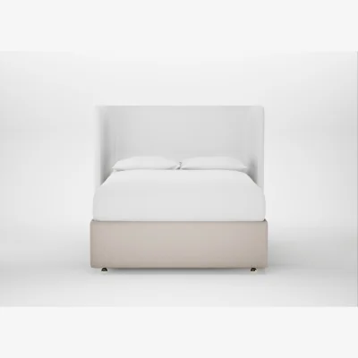 Heal's Heal's Deep Divan King Wool Velvet Olive 2 Footend