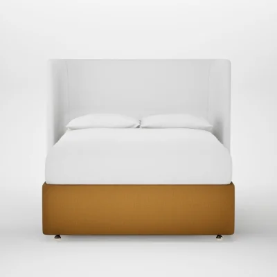 Heal's Heal's Deep Divan Double Smart Cotton Linen Sahara None