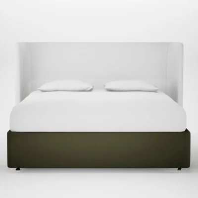 Heal's Heal's Deep Divan Super King Smart Cotton Linen Myrtle None